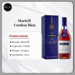 Martell Cordon Bleu 700ml 40% with Gift Box
