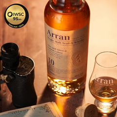 Arran 10 Year Old Whiskey with Gift Box 10 Year Scotch Old Whisky Scotch Single Malt Whisky 700ml 46%