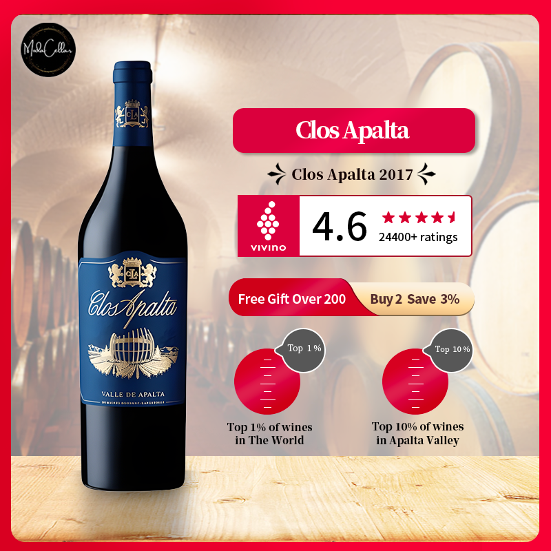 Clos Apalta 2017 750ml 15%·Chile Apalta Valley·Carménère·Red Wine