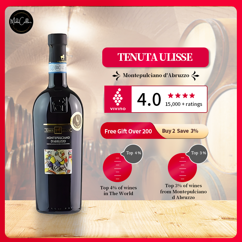 Tenuta Ulisse Montepulciano d'Abruzzo (Unico) 2021 750ml 14%·Italy·Red wine