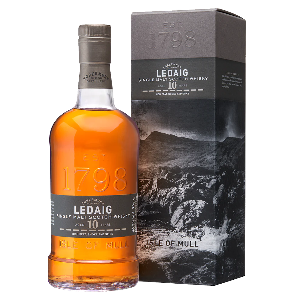 Ledaig 10 Year Old Whisky Island Scotch Whisky Scotch Traditional Whisky 700ml 46.3%