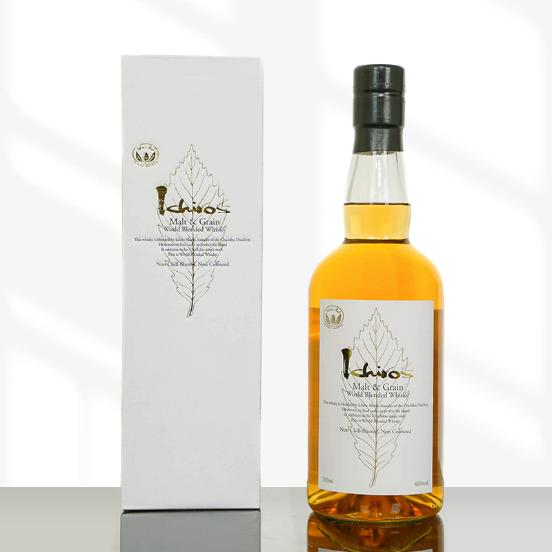 Ichiro's Malt & Grain White Label Whisky with Gift Box 700ml 46%