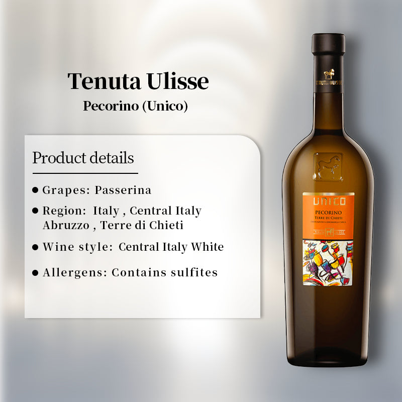 Tenuta Ulisse Pecorino (Unico) 2021 750ml 13%·Italy Terre di Chieti·Pecorino·White Wine